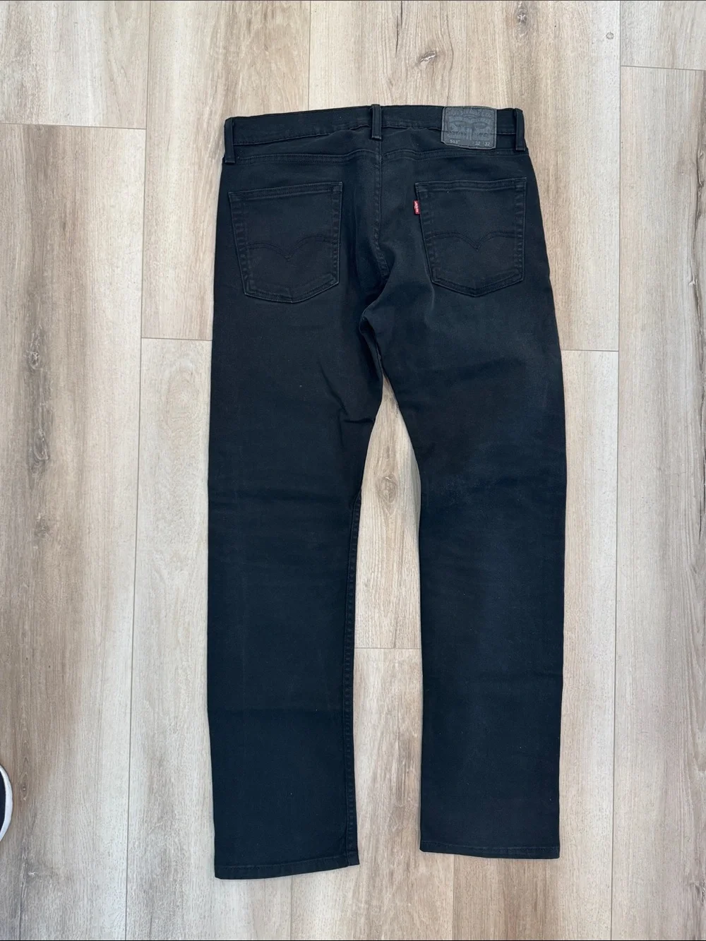 Levi's 513 Men's Black Slim Jeans - 32x32 Straight Leg